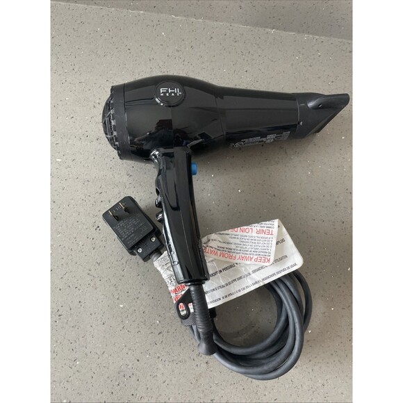 FHI Heat Technique Nano Weight Pro Tech Dryer 1500 Watts Hair Blow Dryer Black - Picture 4 of 7
